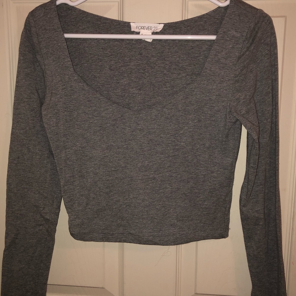 Forever 21 Cropped Long Sleeve